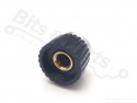 Knop Marshall Zwart/Zilver